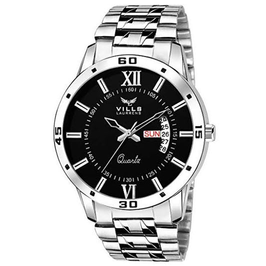Amazon.in Vills Laurrens Analogue Black Dial Men's Watch